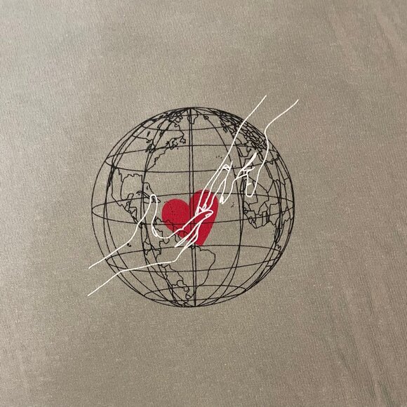 "Make A Difference" Charity Graphic T-Shirt | Streetwear Minimalist Tee - Picture 2 of 4